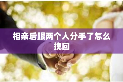 相亲后跟两个人分手了怎么挽回