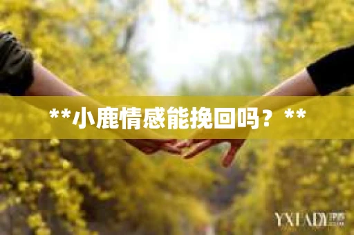 **小鹿情感能挽回吗？**
