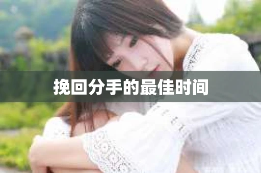 挽回分手的最佳时间