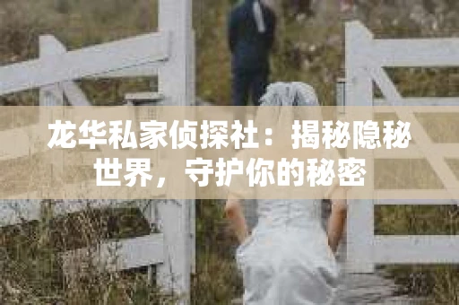 龙华私家侦探社：揭秘隐秘世界，守护你的秘密