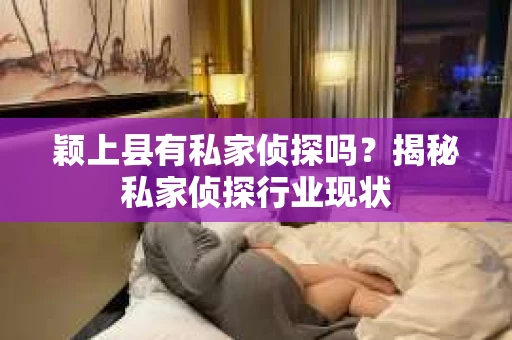 颖上县有私家侦探吗？揭秘私家侦探行业现状