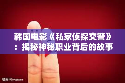 韩国电影《私家侦探交警》：揭秘神秘职业背后的故事