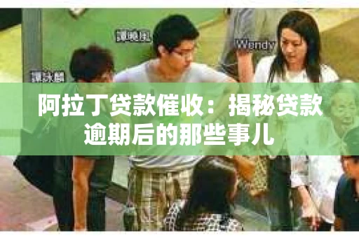 阿拉丁贷款催收：揭秘贷款逾期后的那些事儿