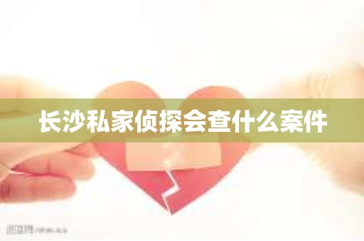 长沙私家侦探会查什么案件