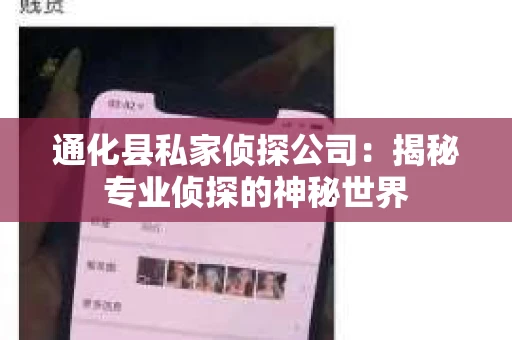 通化县私家侦探公司：揭秘专业侦探的神秘世界