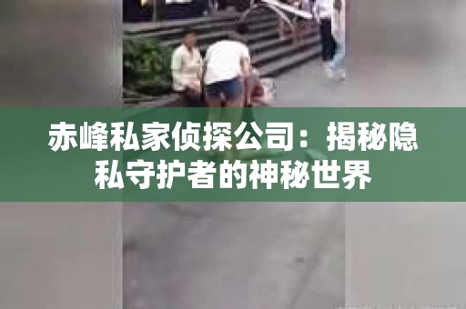 赤峰私家侦探公司：揭秘隐私守护者的神秘世界