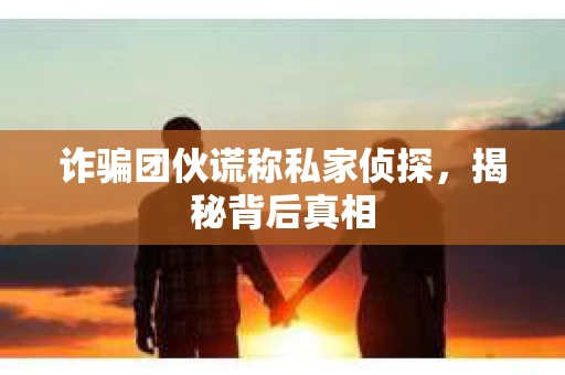 诈骗团伙谎称私家侦探，揭秘背后真相
