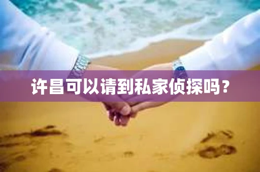 许昌可以请到私家侦探吗？