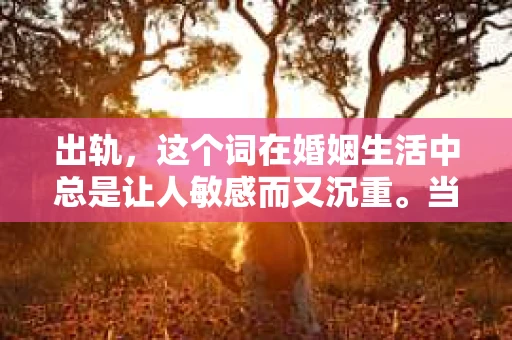 出轨，这个词在婚姻生活中总是让人敏感而又沉重。当它发生时，如何谈判挽回，如何重新建立信任，成为了许多夫妻面临的问题。今天，我们就来聊聊这个话题，希望能给那些正在经历婚姻困境的朋友们一些帮助。