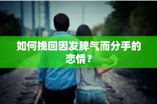 如何挽回因发脾气而分手的恋情? 如何挽回因发脾气而分手的恋情?