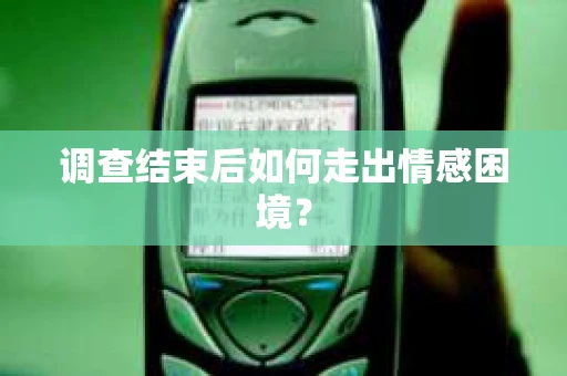 调查结束后如何走出情感困境？