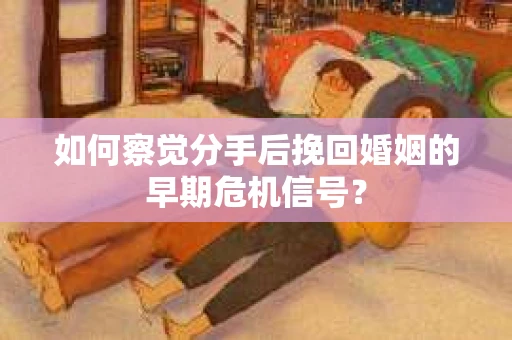 如何察觉分手后挽回婚姻的早期危机信号？