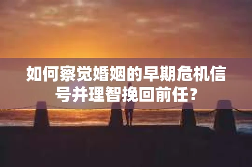 如何察觉婚姻的早期危机信号并理智挽回前任？